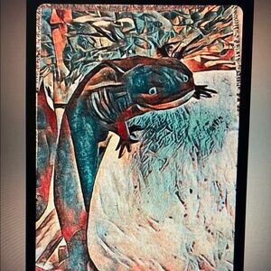 Axolotl Woven Blanket 50”x60”— Maverick